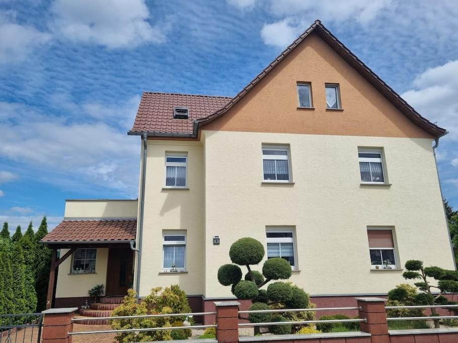Ferienwohnung *Zur Weinbergstrasse* Lauta Exteriör bild