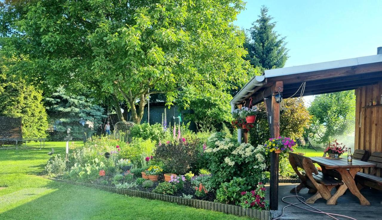 Ferienwohnung *Zur Weinbergstrasse* Lauta Exteriör bild