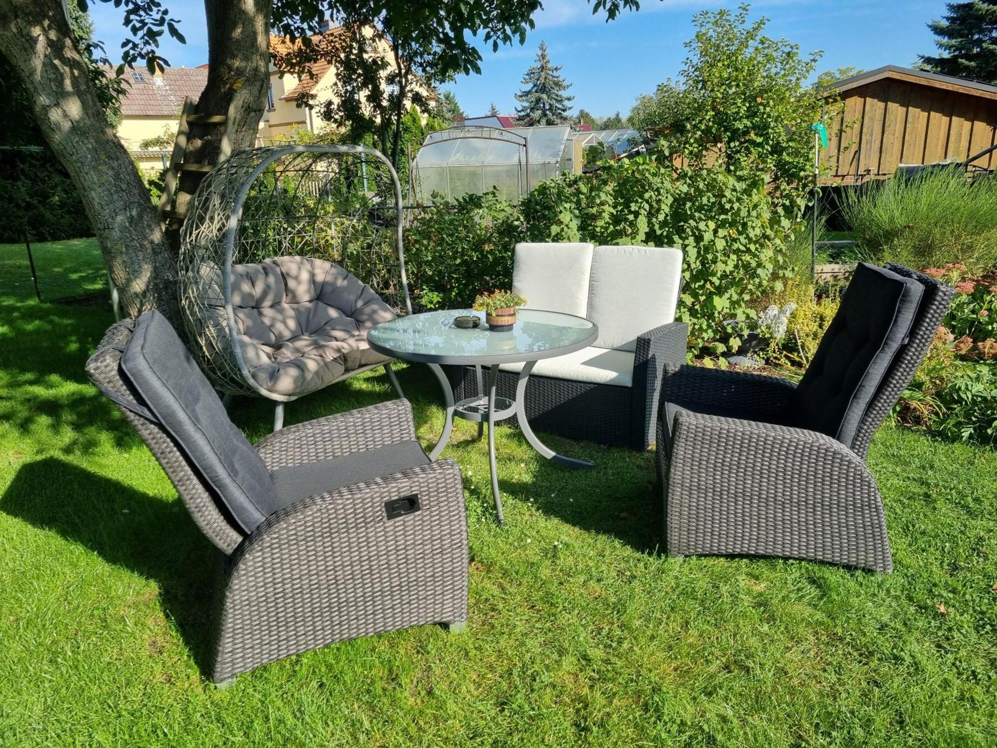 Ferienwohnung *Zur Weinbergstrasse* Lauta Exteriör bild